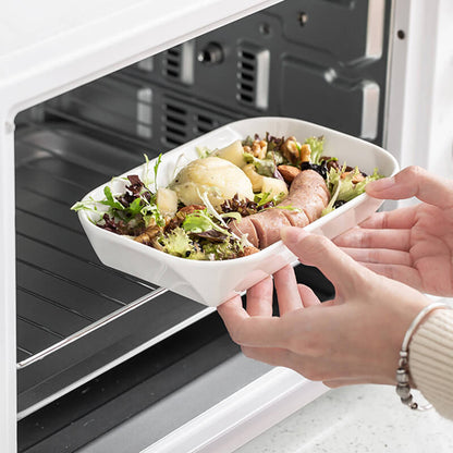 Plat de cuisson ovale en céramique Lighteme