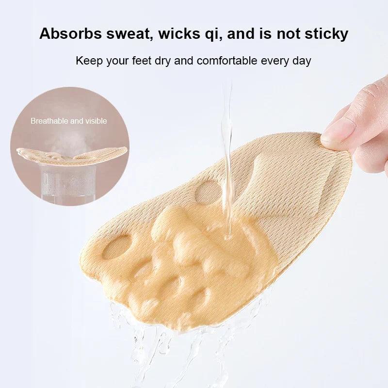 (1 paire + 1 paire gratuite) Lighteme Care Foot - Coussinets auto-adhésifs pour chaussures d'avant-pied 