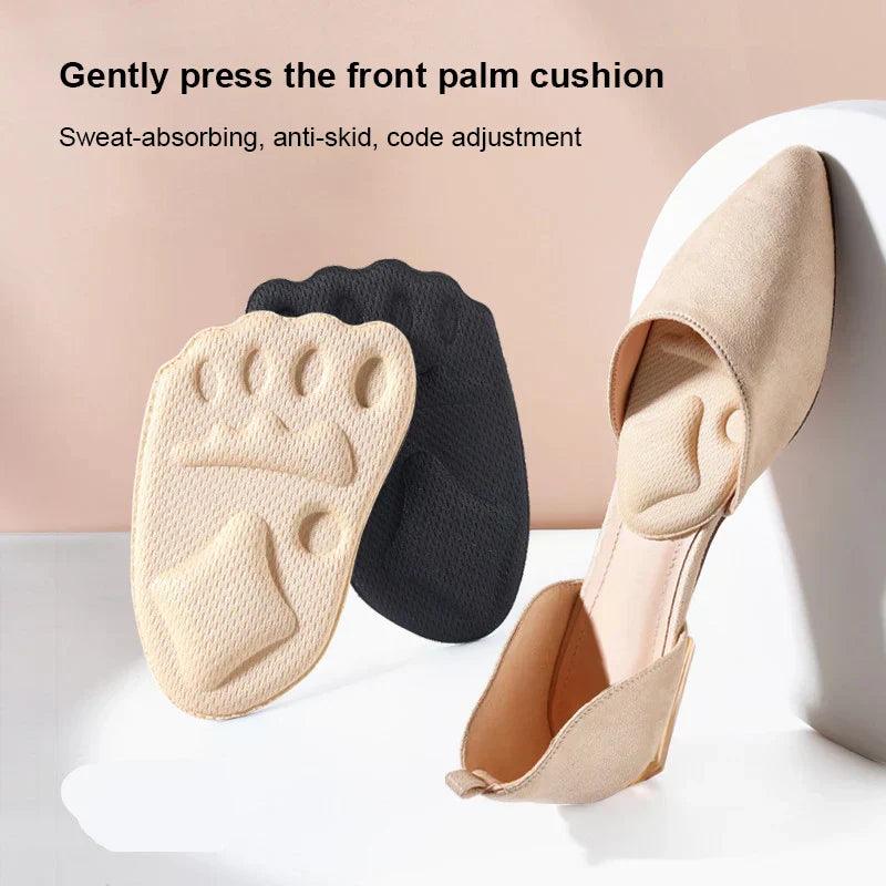 (1 paire + 1 paire gratuite) Lighteme Care Foot - Coussinets auto-adhésifs pour chaussures d'avant-pied 