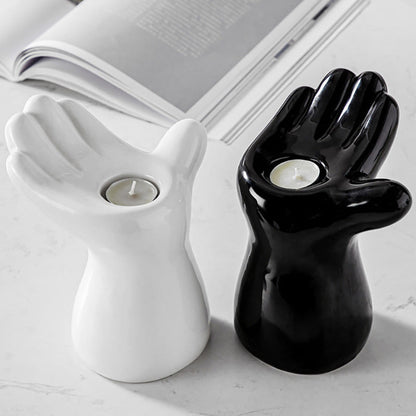 Lighteme Palm Keramik-Kerzenhalter
