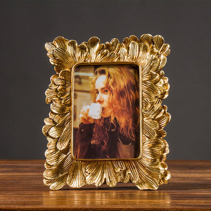 Cadre photo en métal Lighteme en forme de feuille de palmier