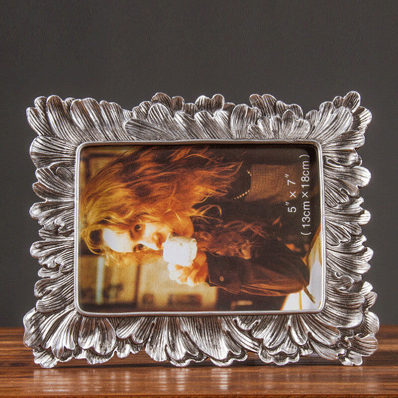 Cadre photo en métal Lighteme en forme de feuille de palmier