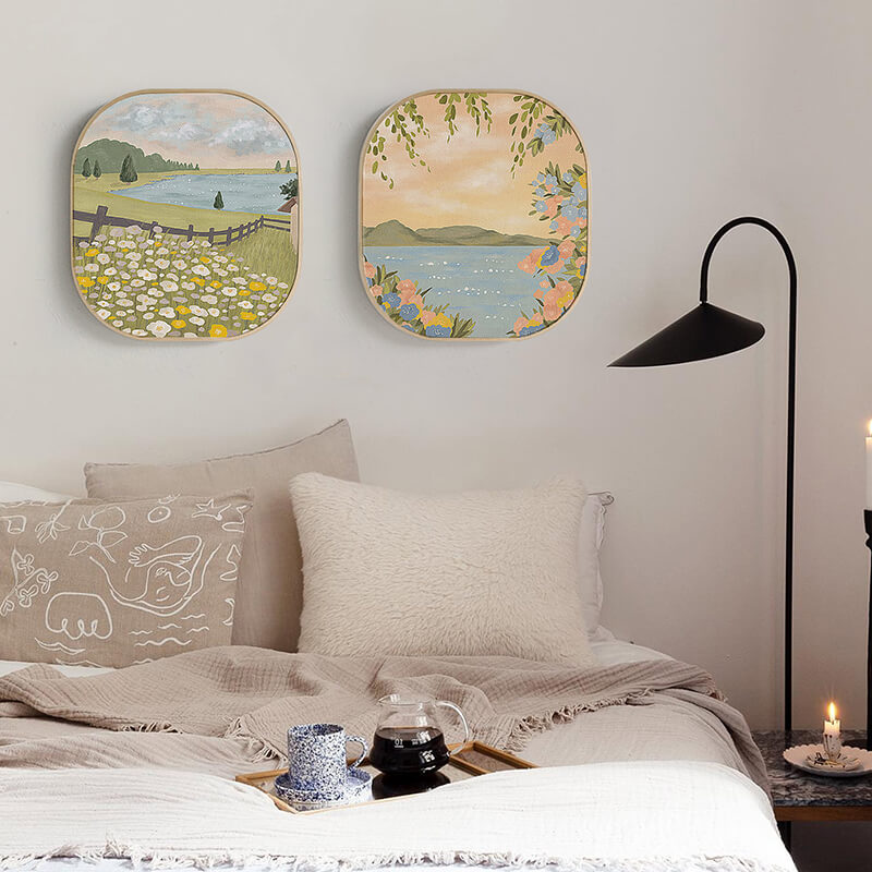 Lighteme Pastoral Home Canvas Art Painting