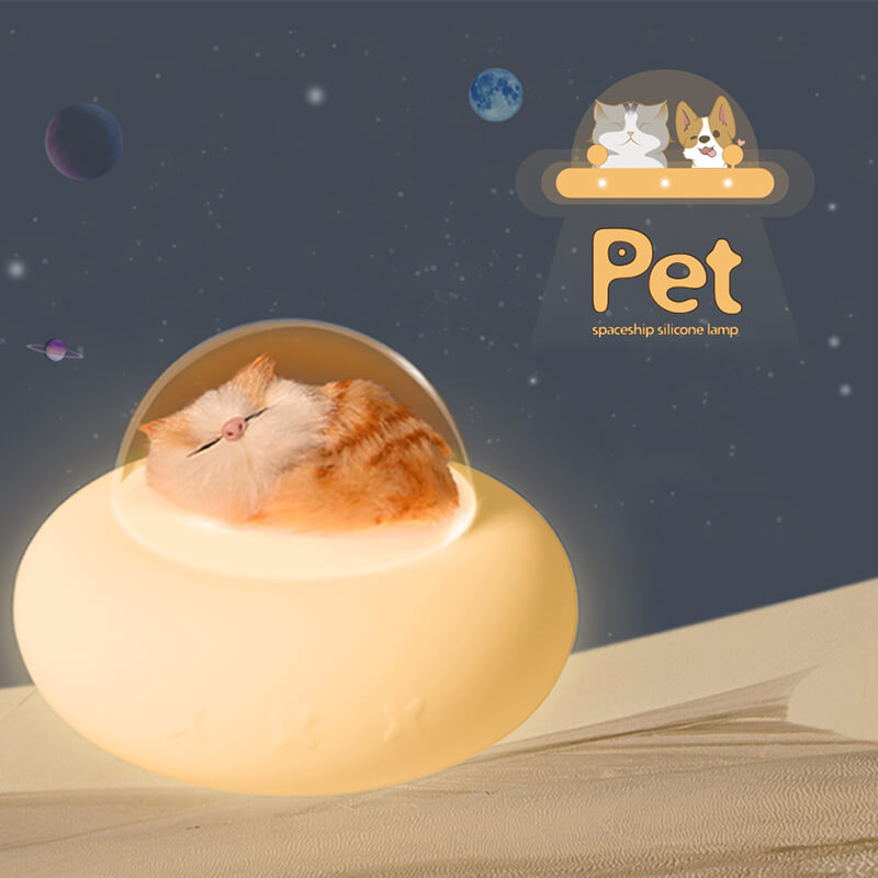 Lighteme Pet Spaceship Silicone Lamp