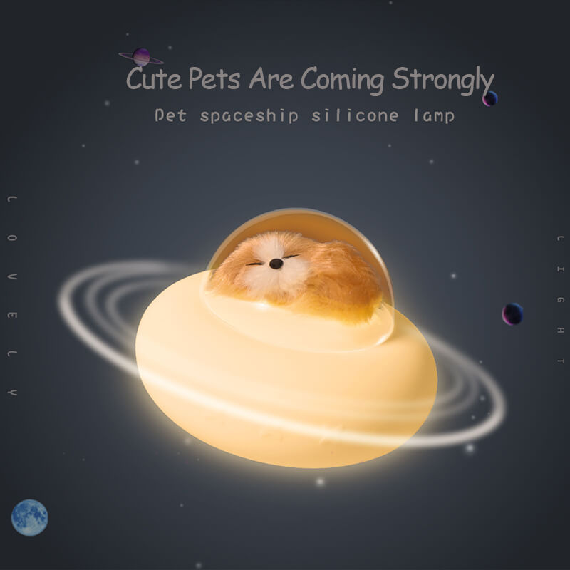 Lighteme Pet Spaceship Silicone Lamp