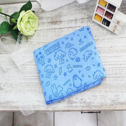 Lighteme Pet Bath Drying Suedette Towel With Cute Cartoon Print (4 colors)