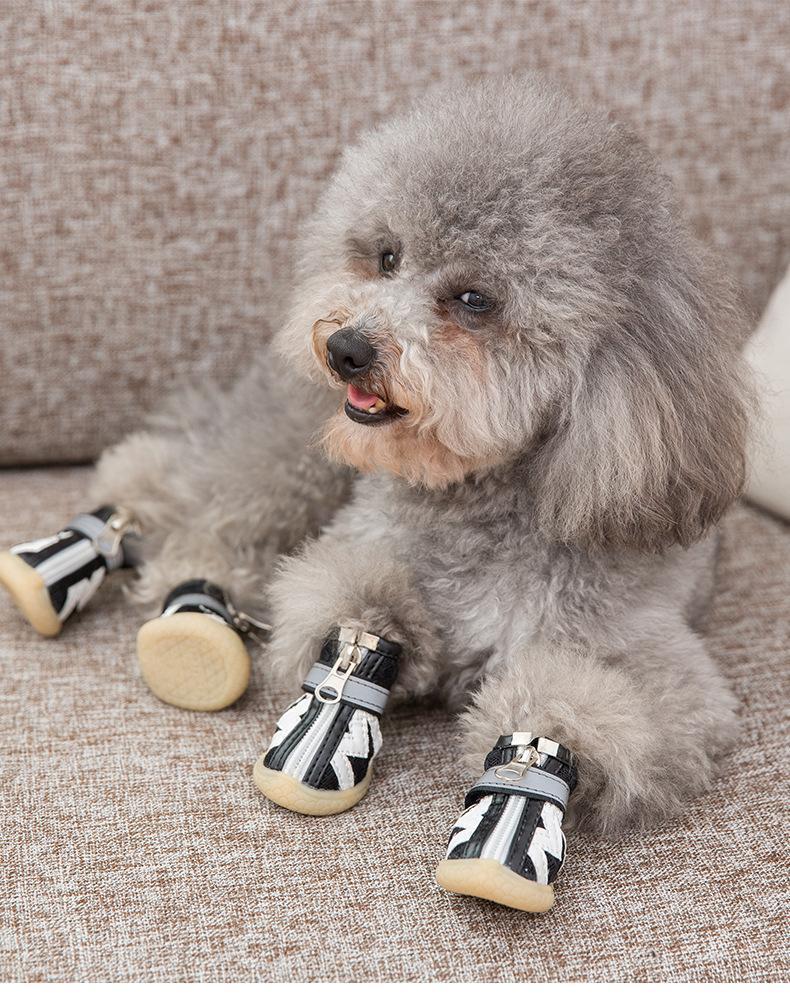 Lighteme Pet Dog Shoes Summer Breathable  4pcs/set Dog's Boots (10 colors & 5 sizes)