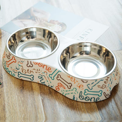 Lighteme Pet Feeding Stainless Steel Dog Bowl (5 Types)