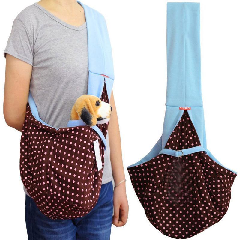 Sac bandoulière réversible Lighteme Pet Outdoor, couleur unie (3 couleurs)