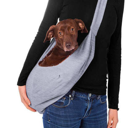 Sac bandoulière réversible Lighteme Pet Outdoor, couleur unie (3 couleurs)
