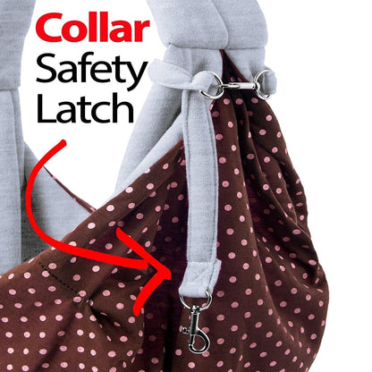 Sac bandoulière réversible Lighteme Pet Outdoor, couleur unie (3 couleurs)