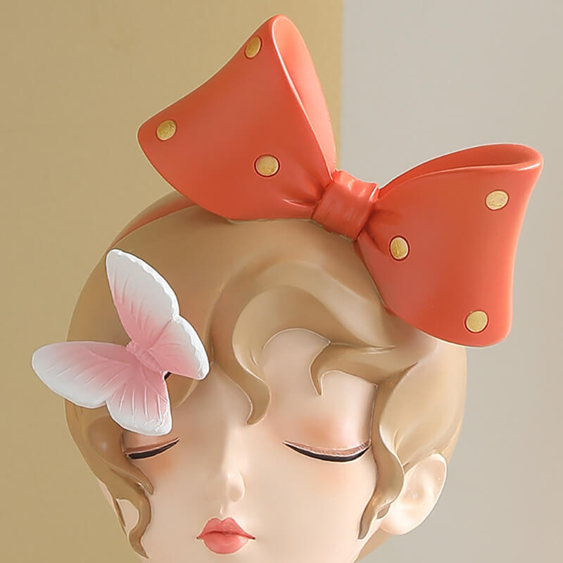 Lighteme Petal Bow Resin Girl Storage