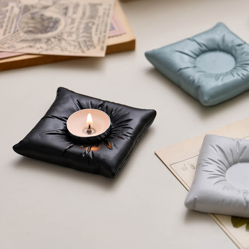 Bougeoir en résine Lighteme Pillow