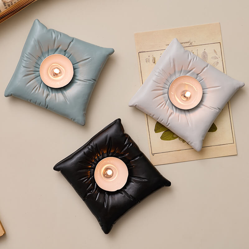 Bougeoir en résine Lighteme Pillow