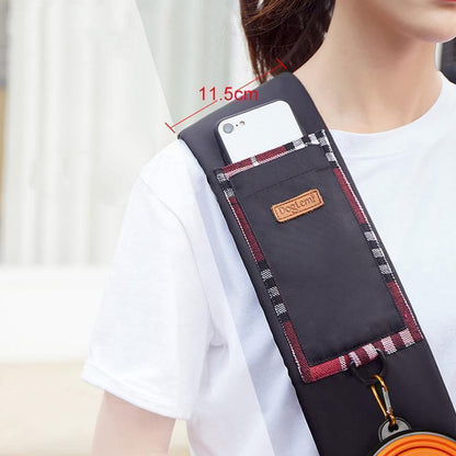 Lighteme Plaid Pet's Outing Sling Bag (2 colors)