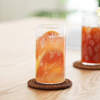 Tasse en verre imprimée Lighteme Plant