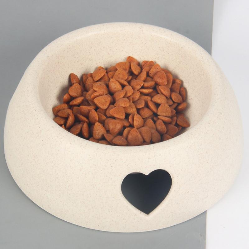 Lighteme Plastic Love Dog Feeder Two Bowls (2 sizes)