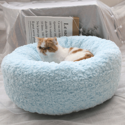 Lighteme Plush Cat Dog Bed Autumn Winter Fluffy Bed (3 colors & 3 sizes)