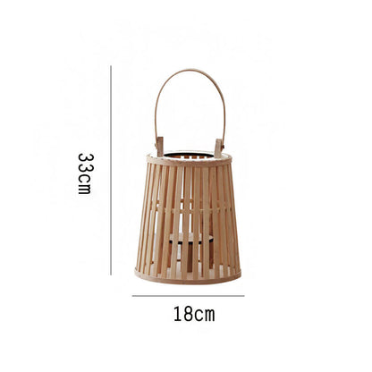 Bougeoir portable en bambou Lighteme