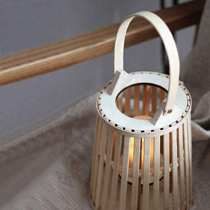 Bougeoir portable en bambou Lighteme