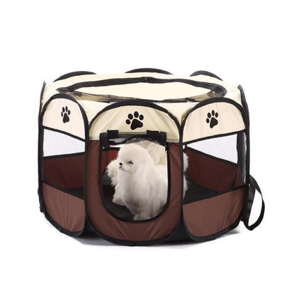Parc octogonal pliable et portable pour animaux de compagnie Lighteme (6 couleurs et 2 tailles)