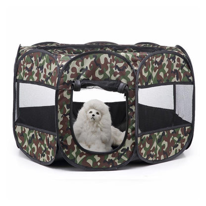 Parc octogonal pliable et portable pour animaux de compagnie Lighteme (6 couleurs et 2 tailles)