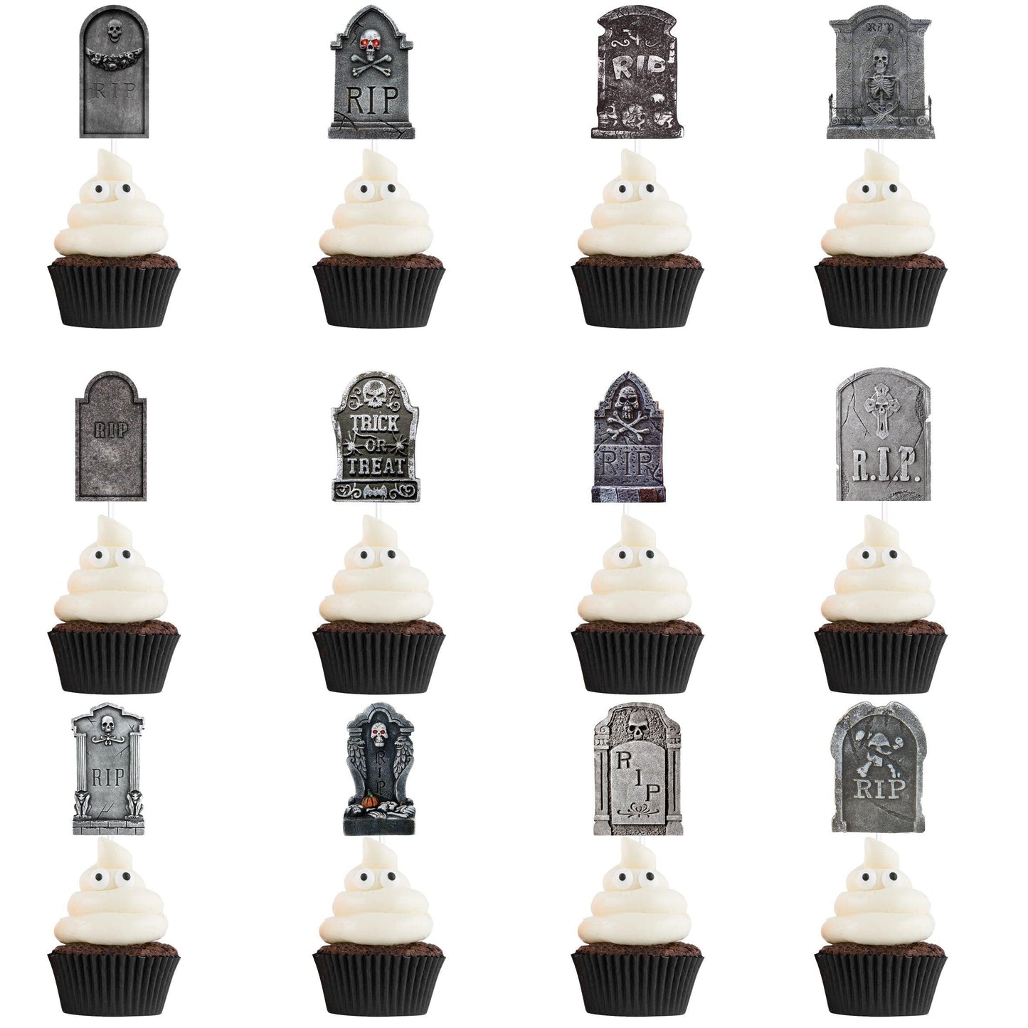 Décorations pour cupcakes Lighteme Halloween