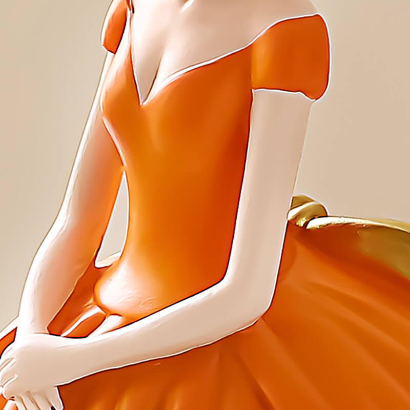 Boîte à mouchoirs en résine Lighteme Princess Dress