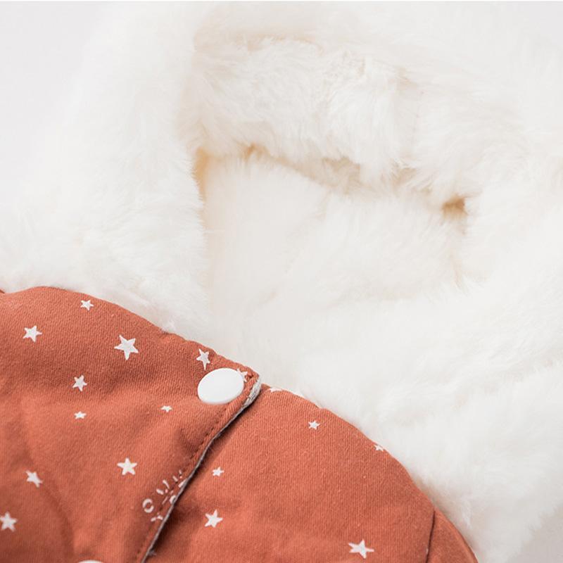 Manteau d'hiver thermique en coton pour chiot Lighteme (2 couleurs et 6 tailles)