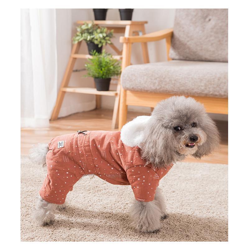 Manteau d'hiver thermique en coton pour chiot Lighteme (2 couleurs et 6 tailles)