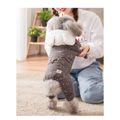 Manteau d'hiver thermique en coton pour chiot Lighteme (2 couleurs et 6 tailles)