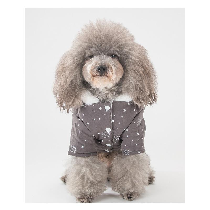 Manteau d'hiver thermique en coton pour chiot Lighteme (2 couleurs et 6 tailles)