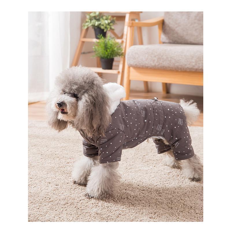 Manteau d'hiver thermique en coton pour chiot Lighteme (2 couleurs et 6 tailles)