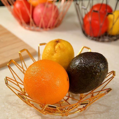 Lighteme Collapsible Stainless Steel Wire Basket (3 colors & 3 sizes)