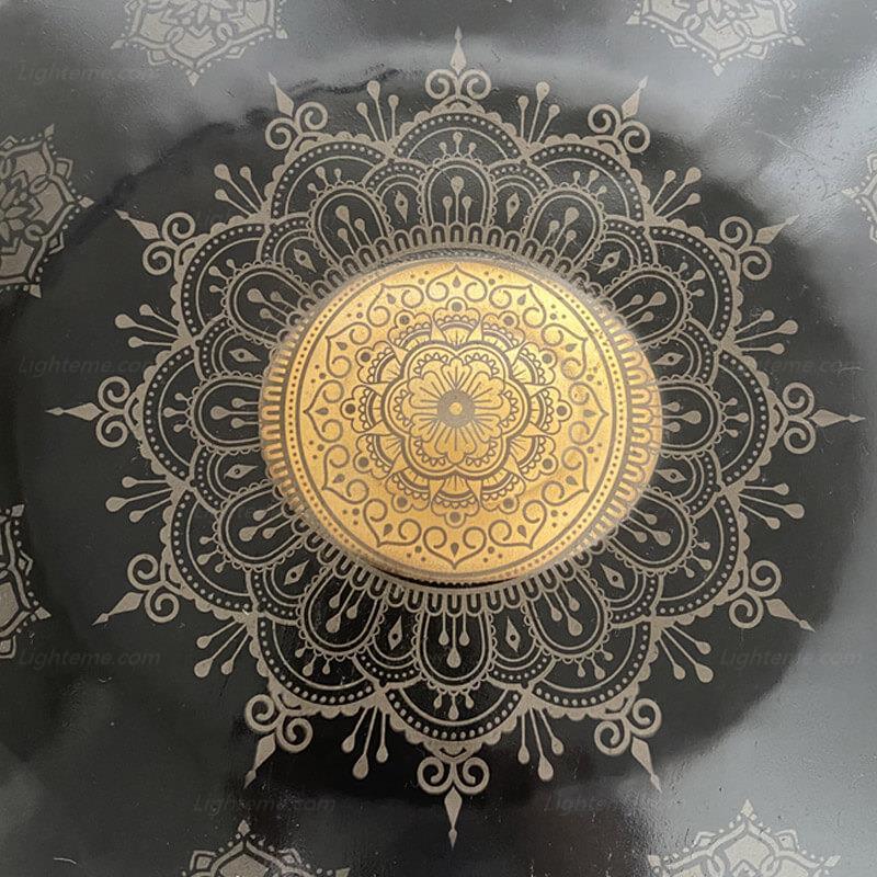 Royal Garden Maßgeschneiderte Handgefertigte Handpan drums aus Nitridstahl, d-Moll Sabye 22 Zoll 9/10/12 Noten