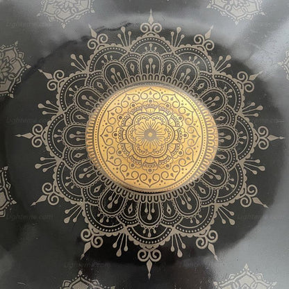 Royal Garden Custom Nitride Steel Handpan Drum E La Sirena Scale 22 Inch 9/10/12 Notes Mandala Hand Pan