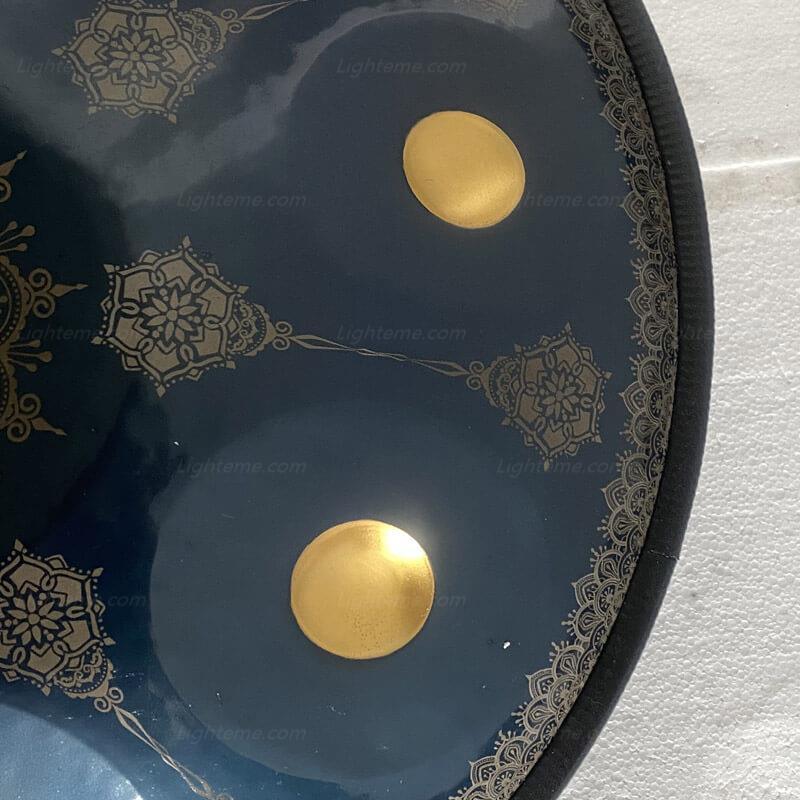 Royal Garden Handgemacht Handpan Drums Kurd/Celtic d-Moll 22 Zoll 9/10/12 Noten aus Nitridstahl Musikinstrument Handpan