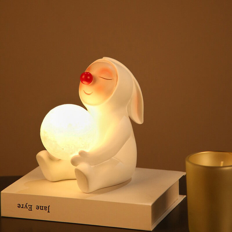 Lampe de bureau en résine Lighteme Rabbit