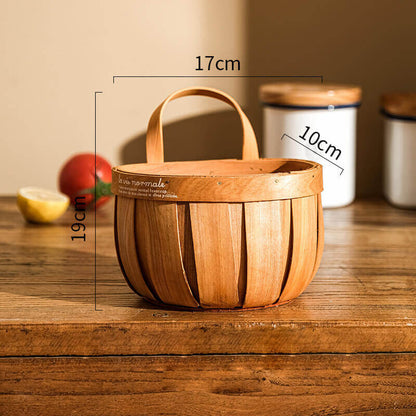 Lighteme Rattan Wall Hanging Storage Basket