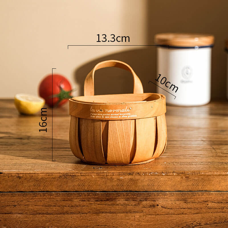 Lighteme Rattan Wall Hanging Storage Basket