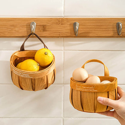 Lighteme Rattan Wall Hanging Storage Basket
