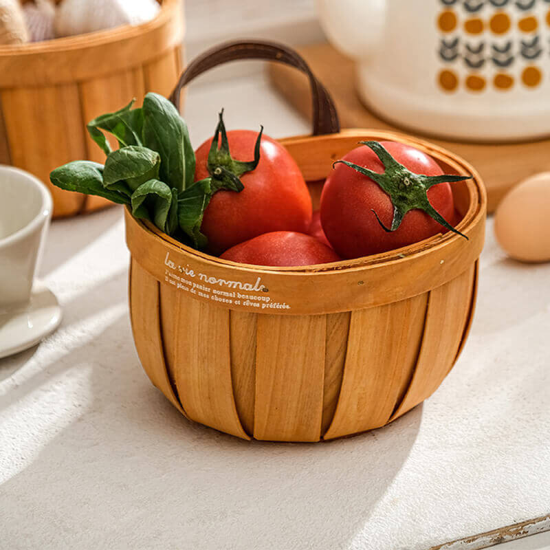 Lighteme Rattan Wall Hanging Storage Basket