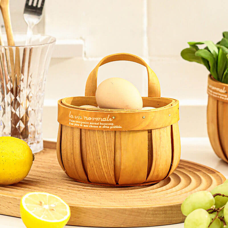 Lighteme Rattan Wall Hanging Storage Basket