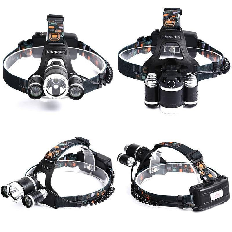 Lighteme Stirnlampe 13000 Lumen LED 4 Modi