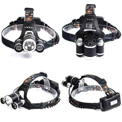 Lighteme Stirnlampe 13000 Lumen LED 4 Modi