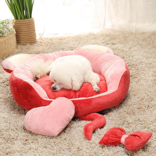 Lighteme Hundehütte mit herausnehmbarer, weicher Polsterung (5 Farben &amp; 4 Größen)