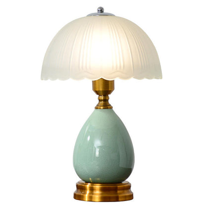 Lampe de table rétro en céramique Lighteme