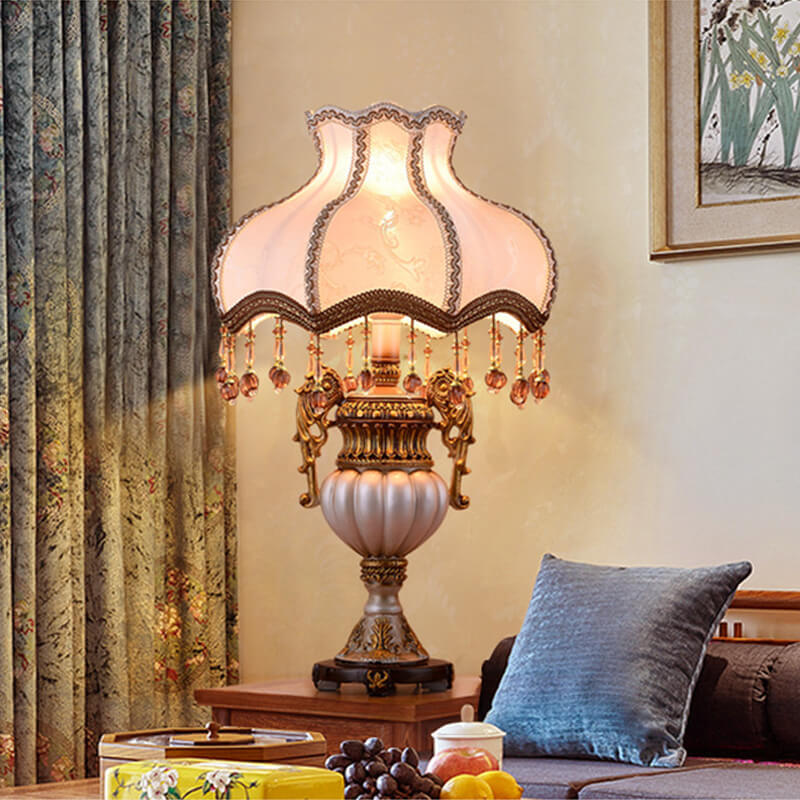 Lighteme Retro Fabric Table Lamp