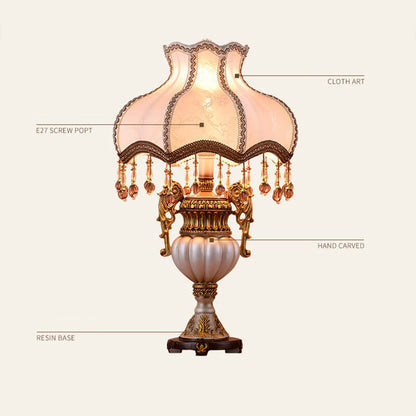 Lighteme Retro Fabric Table Lamp