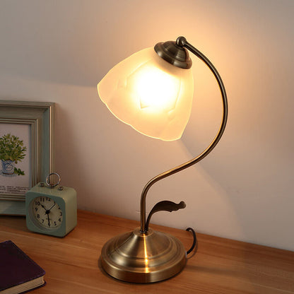 Lampe de table Tiffany rétro en verre Lighteme